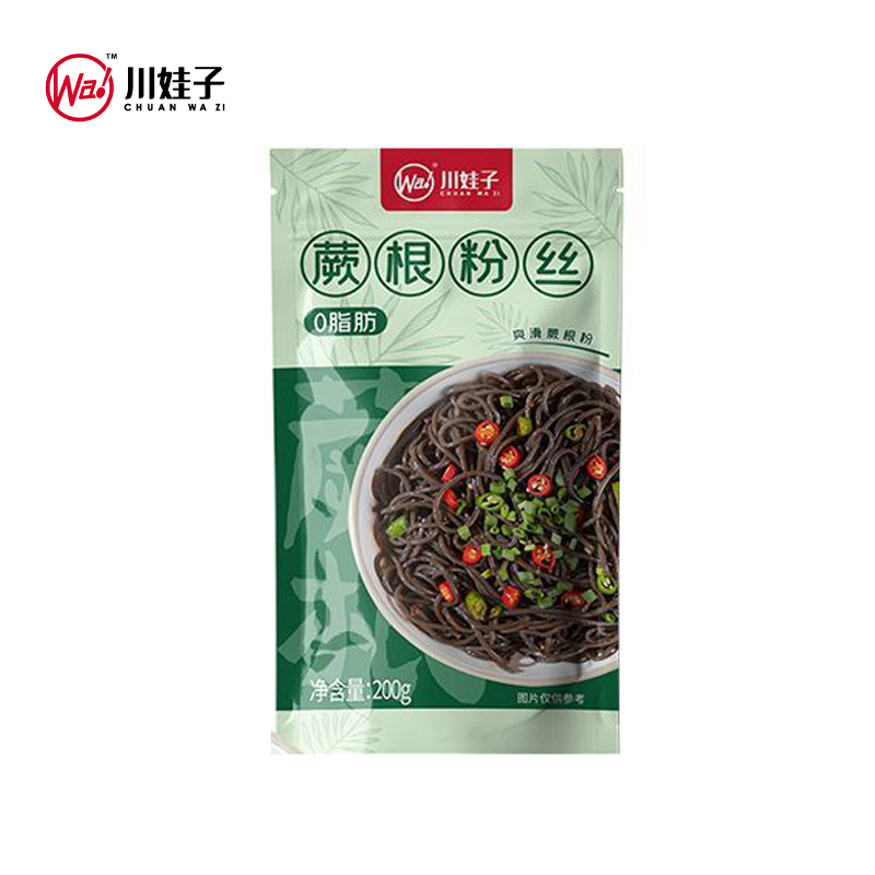 川娃子 蕨根粉200g/袋 0脂肪可代餐 酸辣粉方便粉丝凉拌粉条 1袋