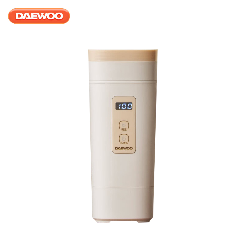 大宇（DAEWOO） D9便携式烧水壶 电热加热水杯 旅行电热水壶旅游电水壶保温杯316不锈钢