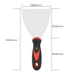 卡夫威尔 不锈钢塑柄油灰刀4"/1支装KE3406