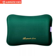 艾美特（AIRMATE） 热水袋充电暖手宝暖宝宝暖水袋智能防爆水电分离暖手袋电热宝 GW01亲肤绒(绿)