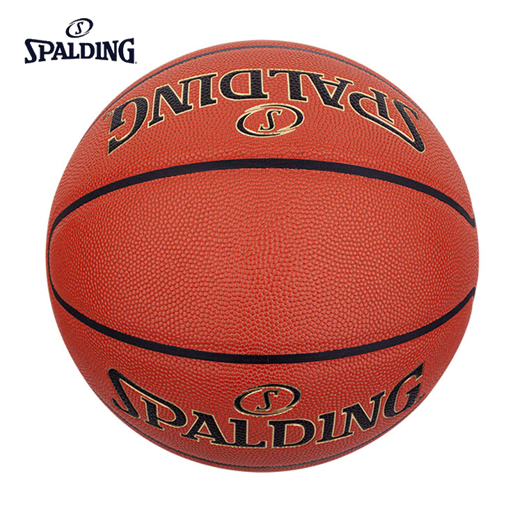 斯伯丁（Spalding） 78-020Y两片皮设计吸湿室内外7号比赛篮球