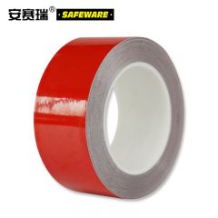 安赛瑞（SAFEWARE） 反光划线胶带（红）工程级反光胶带 反光警示胶带5cm×22m 14204