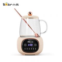 小熊（Bear） YSH-Q04E5 养生壶迷你养生杯 办公室家用加热杯垫 小型分体式煮茶壶煮茶器烧水壶电热水壶玻璃花茶壶