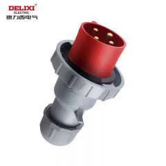 德力西电气 DEP2 工业用插头 6h 415VAC 63A 3P+E IP67 DHADEP20342R 工业插头插座