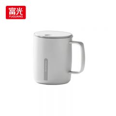 富光（FUGUANG） WFZ1217-400保温水杯子大容量带盖吸管家用马克杯办公咖啡杯304不锈钢