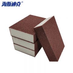 海斯迪克 HK-602 金刚砂除垢海绵擦(100个) 10×7×2.5cm