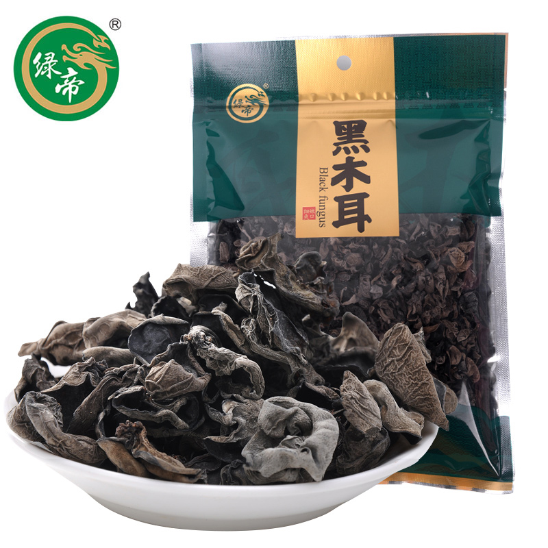 绿帝 山珍干货东北木耳东北特产木耳无根肉厚黑木耳火锅食材南北干货 黑木耳100g