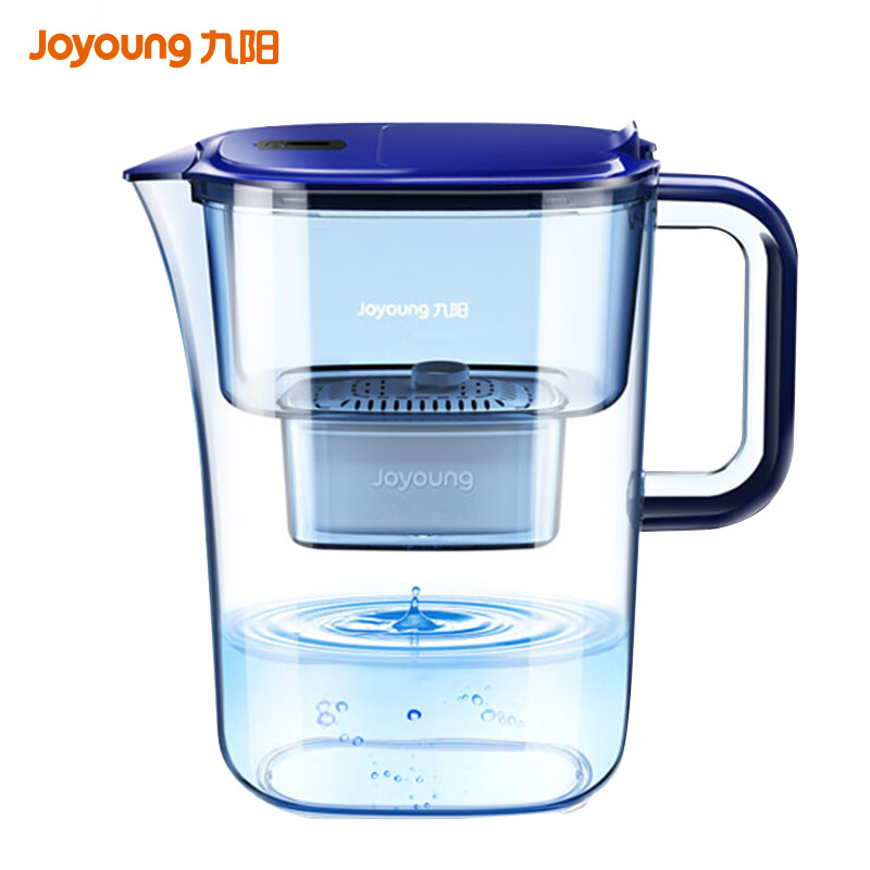 九阳（Joyoung）净水壶（1壶7芯套装）家用滤水壶 过滤净水器 JYW-B05