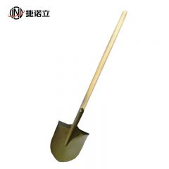 捷诺立（JNL）防汛铁锹 锰钢尖锹 户外锹 工兵铲抗洪救援战备铁锨 205工程锹+1.2米椿木柄 N50226