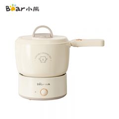 小熊（Bear） DRG-V12Z1电煮锅 电火锅 电热锅 可折叠便携式1.2L小电锅分体 学生宿舍多功能锅泡面锅