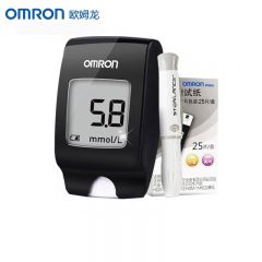 欧姆龙（OMRON） 血糖仪HGM-114含25套试纸+采血针