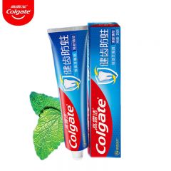 高露洁 全面防蛀清新薄荷味牙膏大容量250g清新口气