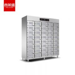 喜莱盛（XLS） 多格消毒柜商用热风循环304不锈钢 独立多室紫外线保洁柜消毒碗柜ZTD1050-50格