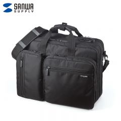 山业（SANWA）3way多功能电脑包 200-BAG048 黑色 15.6英寸
