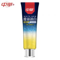 中华（Zhonghua） 金纯魔丽迅白牙膏 冰晶双重薄荷170g