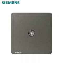 西门子（SIEMENS） 5UH14313NC06 单电视插座一位TV插座 致典系列 烟金灰