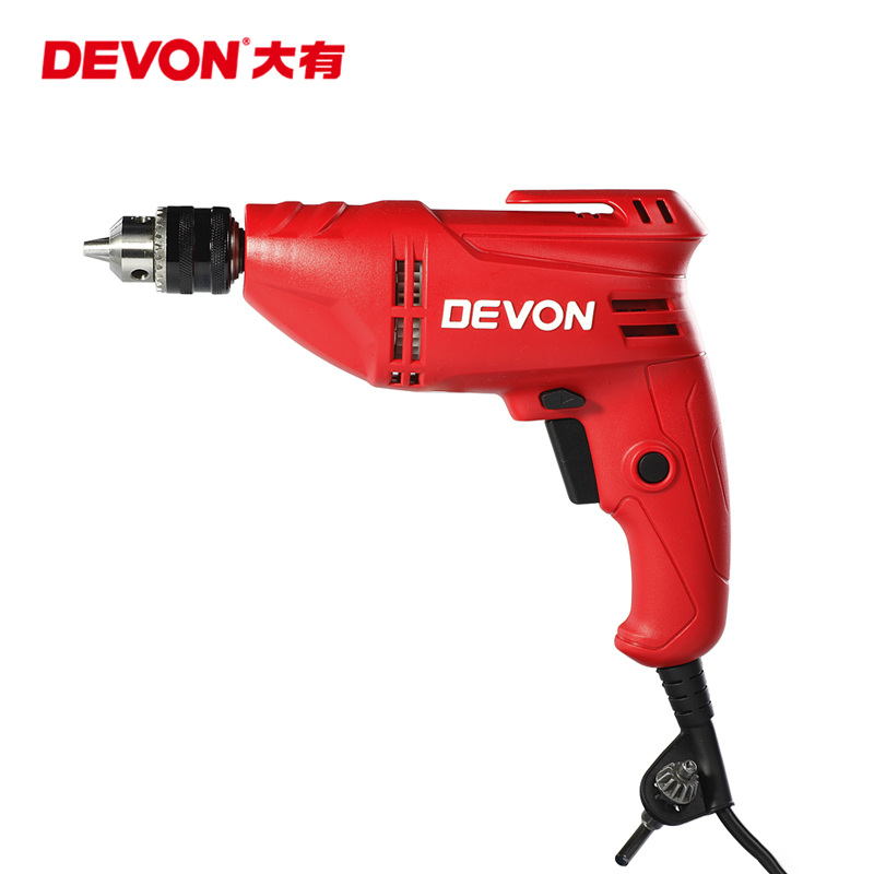 大有（Devon）400W工业级10mm手电钻1817系列电动螺丝刀带调速正反转五金电动工具 1817-4-10RE KLE自锁夹头
