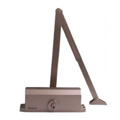 Demann 79红古铜重型防冻自动液压式缓冲家用自动闭门器/关门器120公斤门重BM1218