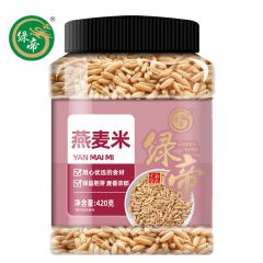 绿帝（GREEN KING)  燕麦米420g/罐 麦仁燕麦五谷杂粮粗粮粥米伴侣