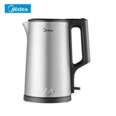 美的（Midea） MK-PJ17A06电热水壶家用1.7L烧水壶双钢防烫防干烧热水壶316L不锈钢电水壶1.7L  一键保温