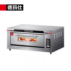 德玛仕（DEMASHI） 大型烘焙烤箱商用烤全鸡烤鸡翅披萨面包蛋糕地瓜大容量电烤箱三层六盘 一层两盘DKX-1D-2L