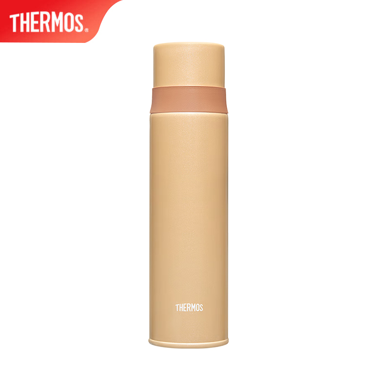 膳魔师（THERMOS） FFM-520S 保温杯水杯大容量不锈钢高档水杯便携男女杯子秋叶棕 520ml