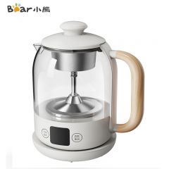 小熊（Bear） 煮茶器煮茶壶养生壶 喷淋式玻璃蒸茶器煮茶烧水一体黑茶花茶恒温水壶电水壶0.8升容量ZCQ-A08T1/台