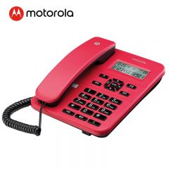 摩托罗拉（Motorola） CT202C电话机座机固定电话办公家用免电池免提欧式红色