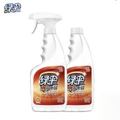 绿伞  地板蜡500g*2瓶（竹木香型） 木地板清洁护理去污不留痕只亮不滑