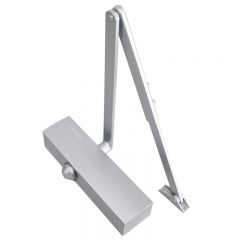 Demann 20重型防冻自动液压式缓冲自动闭门器/关门器1.25米门宽130公斤门重 银色