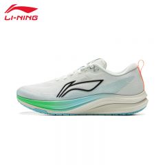 李宁（LI-NING） ARPV001-11跑步赤兔8舒适透气男款竞速跑鞋乳白色 44
