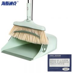 海斯迪克 HKY-15 防风扫把簸箕套装 软毛梳齿旋转扫帚畚箕组合分体杆2件套