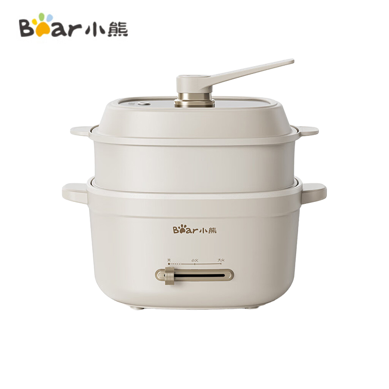 小熊（Bear） DRG-E30U8电煮锅电热锅电火锅泡面火锅宿舍小电锅蒸  3L