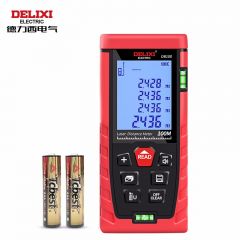 德力西电气（DELIXI ELECTRIC）高精度手持式激光测距仪红外线量房仪测量工具电子尺升级款水平泡100米