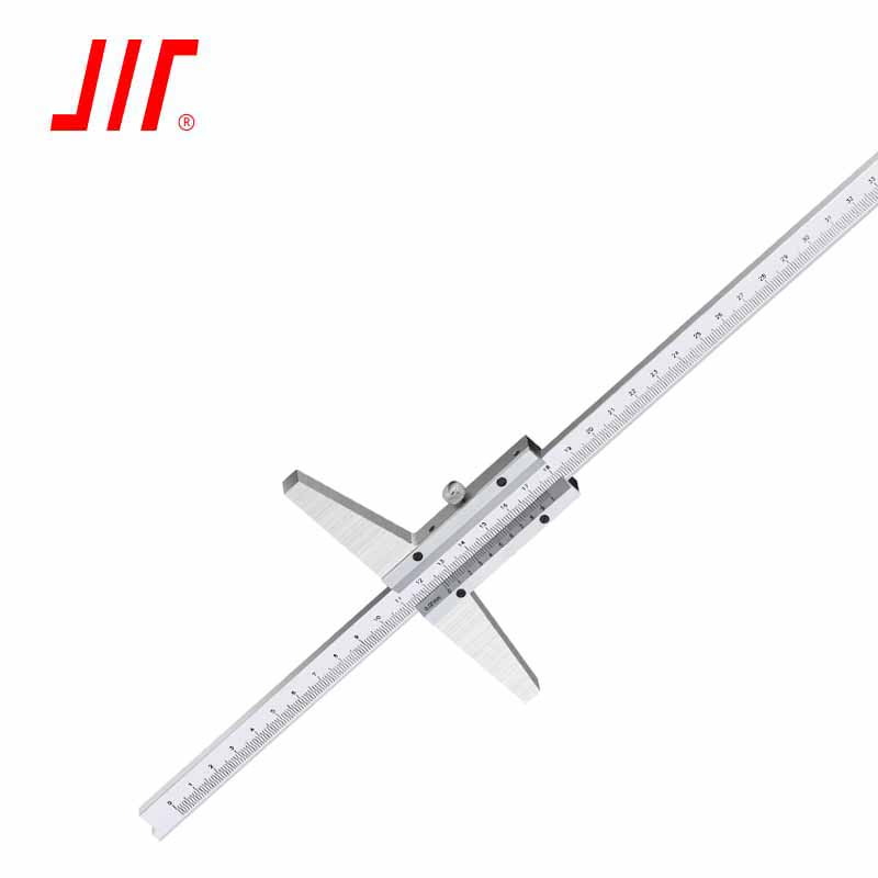 成量 不锈钢深度游标尺深度卡尺深度测量尺 200*0.02mm