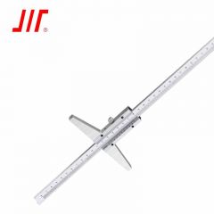 成量 不锈钢深度游标尺深度卡尺深度测量尺 200*0.02mm