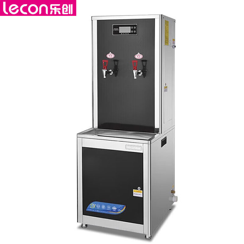 乐创（lecon） LC-HK-60La商用开水器 步进式大容量立式学校医院工厂开水机两开水120L/H