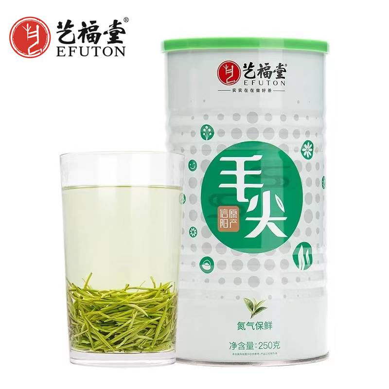 艺福堂 茶叶绿茶新茶 信阳原产毛尖 明前特级春茶自己喝的 毛尖250g