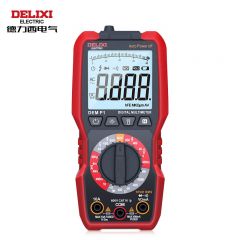 德力西电气（DELIXI ELECTRIC）数字万用表家用智能防烧式背光数显式高精度多用表电流表万能表DEM P1 NCV
