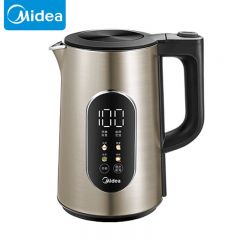 美的（Midea） 电热水壶烧水壶保温热水壶1.5L大屏温显5段控温沸腾除氯316不锈钢MK-SEK1511
