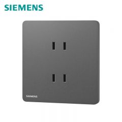 西门子（SIEMENS） 5UB25123NC02 四孔插座 开关插座面板 家用墙面开关插座 10A 睿宸系列 深灰银