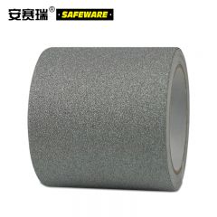 安赛瑞（SAFEWARE） 彩色防滑胶带（银）100mm×5m 磨砂防滑胶带 防滑贴纸 11899
