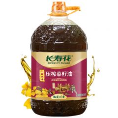 长寿花  川香菜籽油  5L