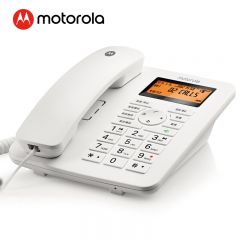 摩托罗拉（MOTOROLA） CT111C录音电话机固定座机升级16G卡可扩展至32G 白