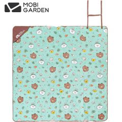 牧高笛（MOBIGARDEN） Line Friends合作款 户外露营折叠便携儿童野餐垫云霞布朗熊绿印花