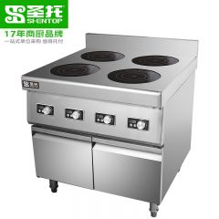圣托（Shentop） 大功率电磁炉 四眼电磁煲仔饭机 商用煲汤炉 餐馆电炒炉 四头电磁煲仔炉 STC-04B