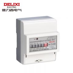 德力西电气 DDSU6606f 220V 1级 20(80)A 单相电子式电能表(导轨) DDSU6606M180M4