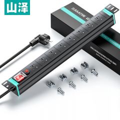山泽（SAMZHE） SZ-PDU05 PDU机柜插座8位10A总控过载保护国标插排插板插线板排插接线板