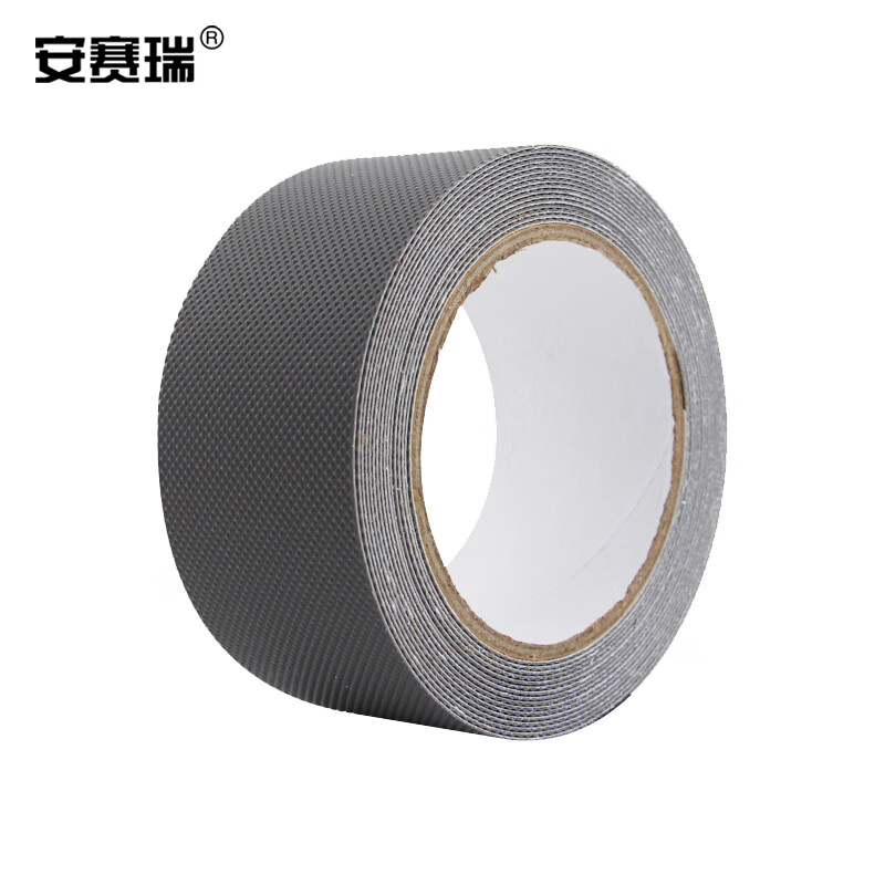 安赛瑞（SAFEWARE） 防滑胶带 PEVA防滑条楼梯地贴 室内钻石纹自粘贴条 50mmx10m 灰色
