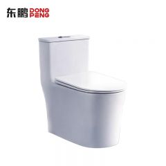 东鹏（DONGPENG） W608105TYQ 抽水马桶坐便器家用虹吸式脲醛盖板全包座便器 普通坐便器 305坑距